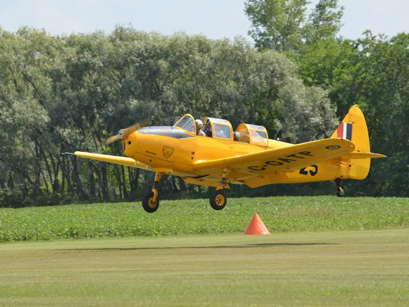Cornell PT26 Plane at Commonwealth Air Training Plan Museum, Brandon, Manitoba