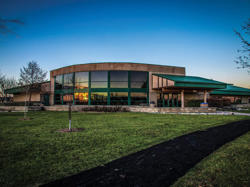 Riverbank Discovery Centre building, Brandon, Manitoba