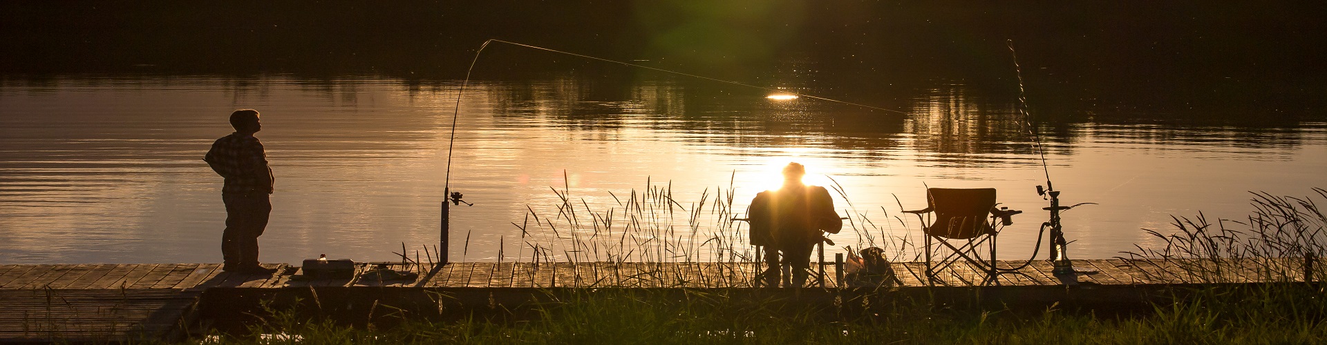 Fishing at Dinsdale Park, Brandon, Manitoba