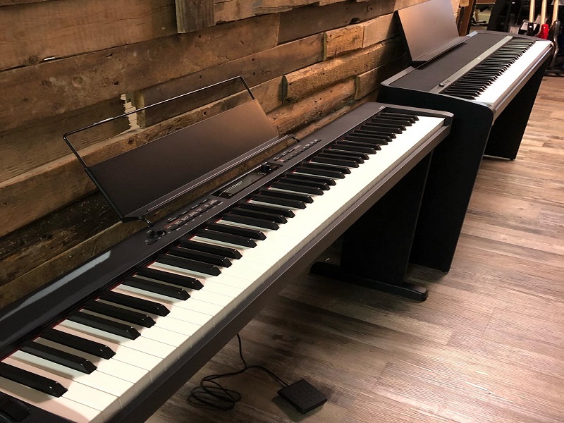 Pianos at Faders Music, Brandon, Manitoba