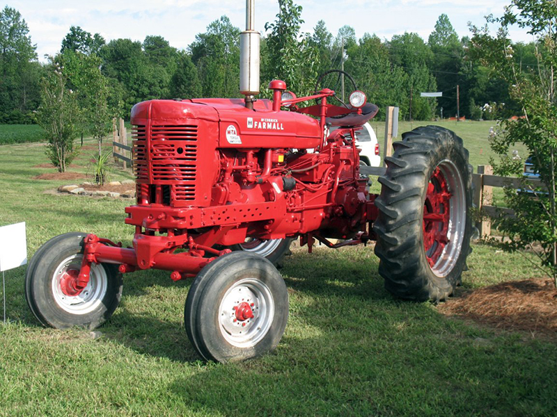 Antique farm equipment