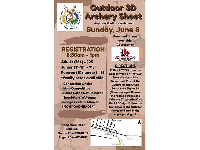 3D Archery Shoot in Rivers, MB