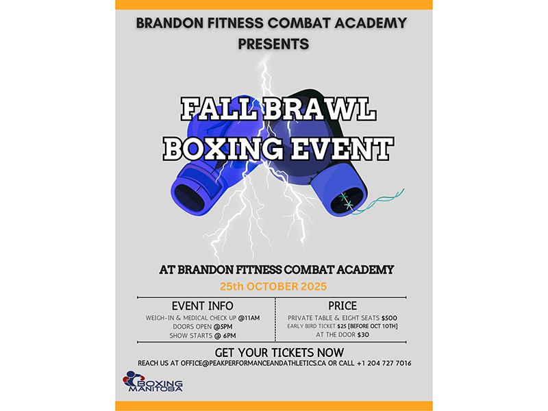 Fall Brawl Boxing Event in Brandon