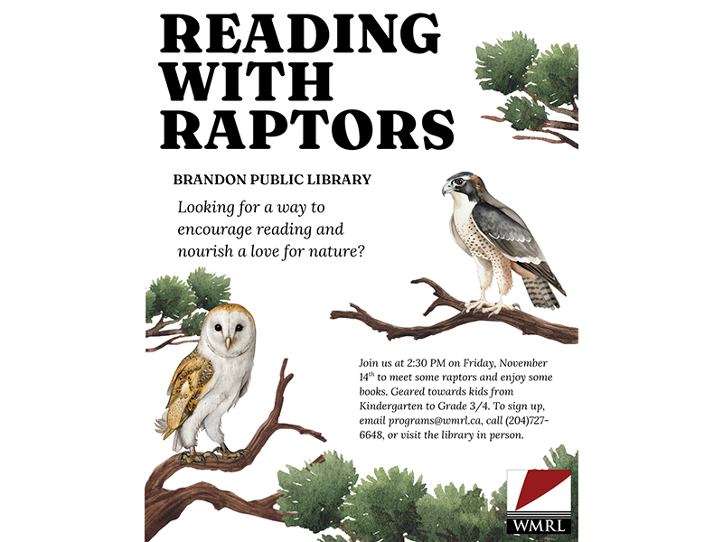 Reading-with-Raptors-Brandon, MB