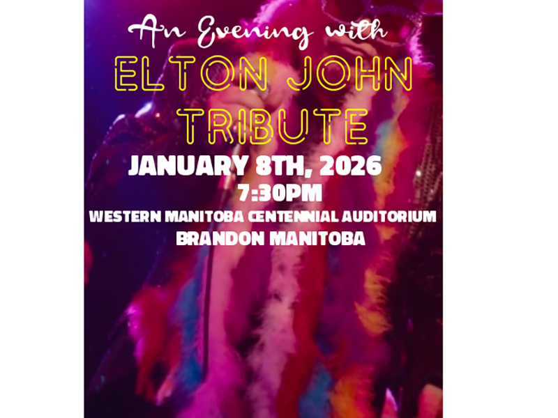 An evening with Elton John Tribute, Brandon, MB
