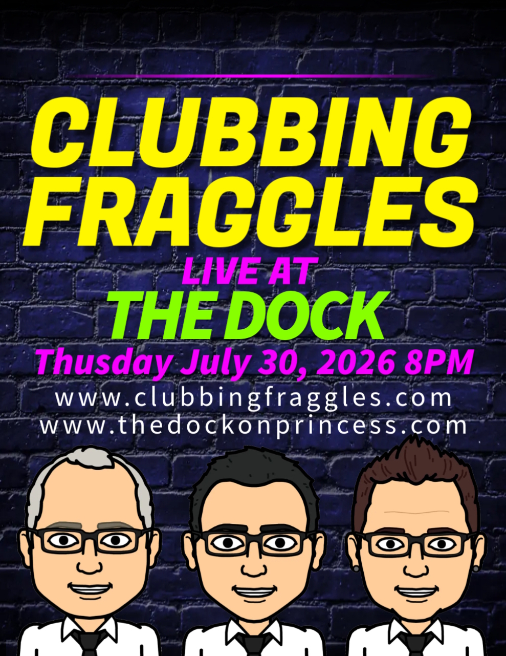 Clubbing-Fraggles-at the-Dock