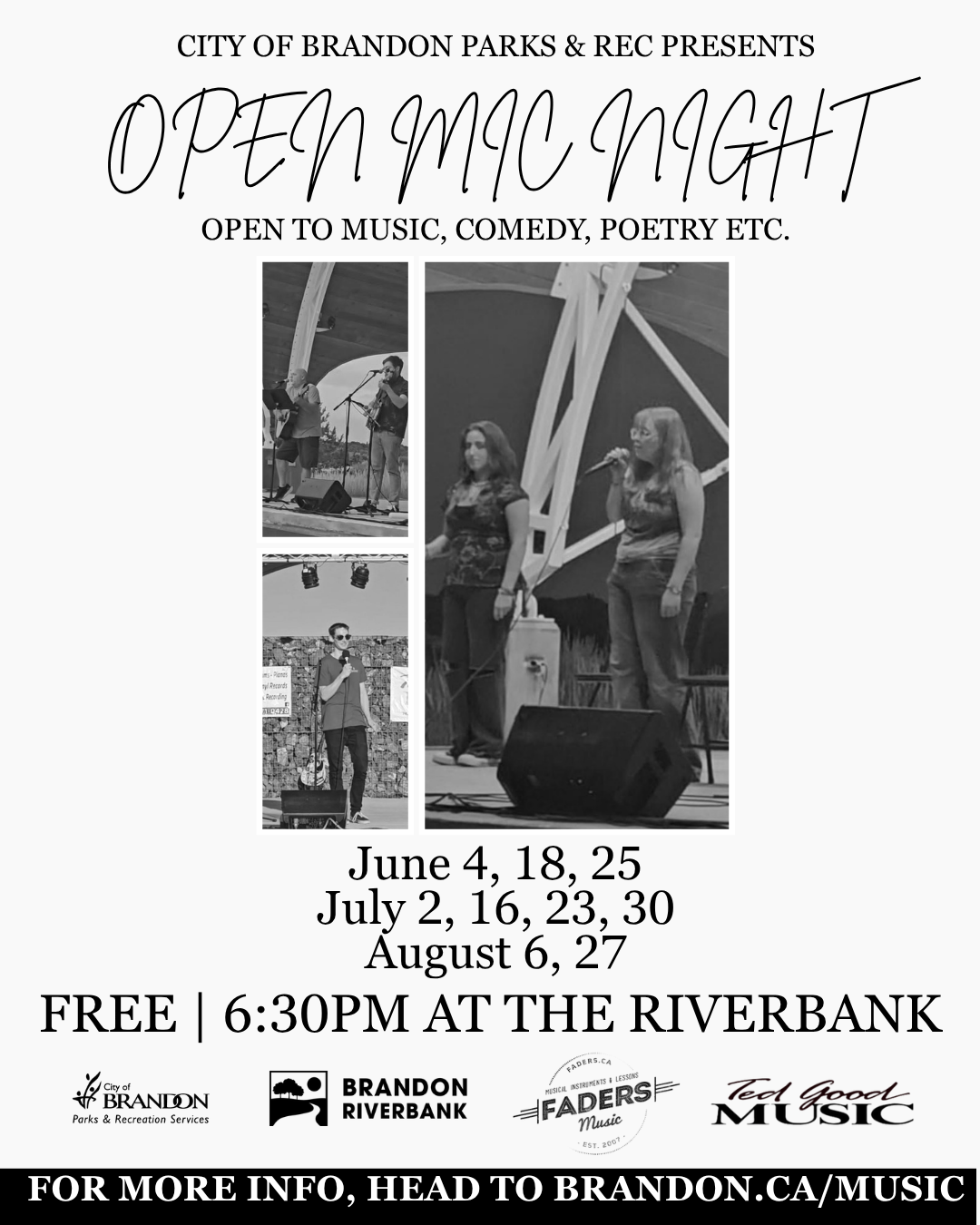 Open Mic Night at the Riverbank